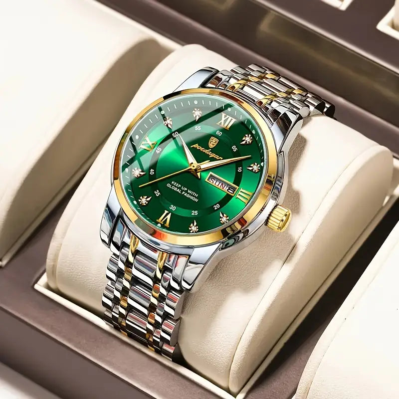 Poedagar waterproof Luminous Quartz Watch