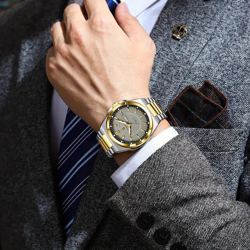 POEDAGAR Men’s Quartz Watch