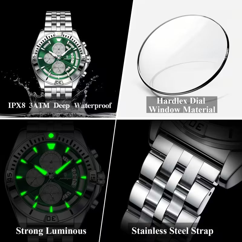 Poedagar 695 Chronograph Luxury Watch