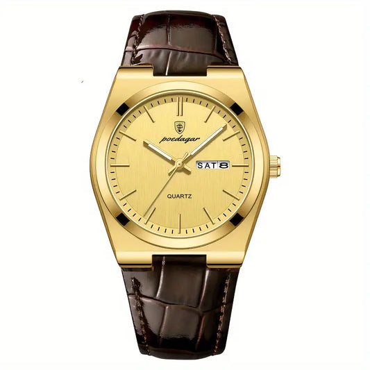 Luxury Casual Leather Men's Watch