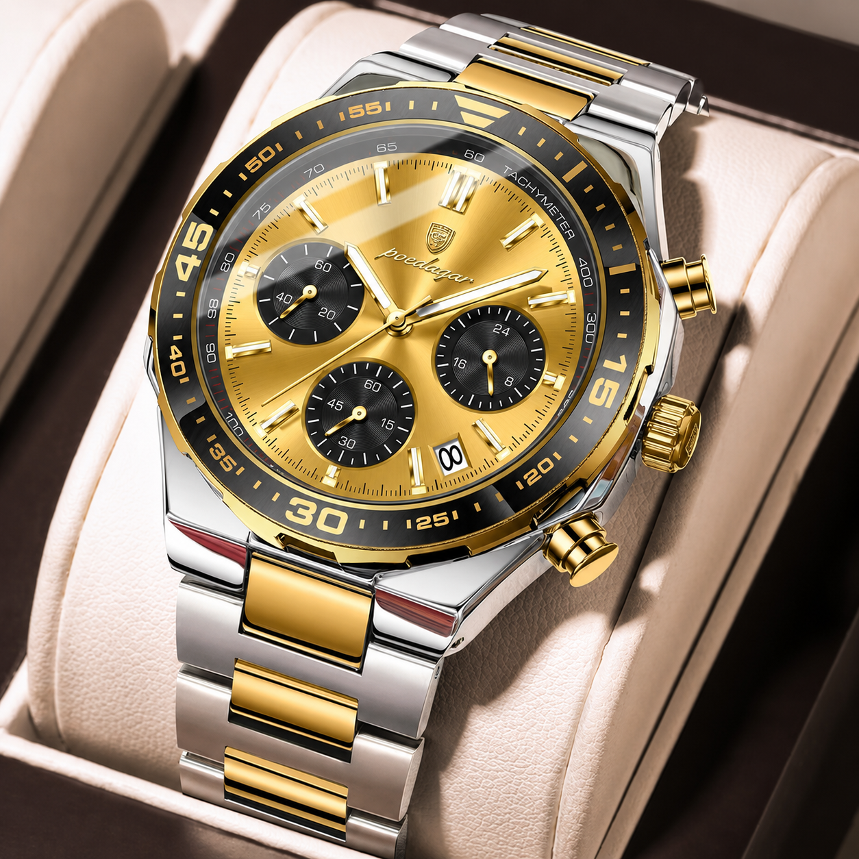 Poedagar Chronograph Men's Watch