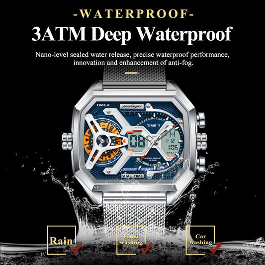 Poedagar E106 Luxury Mens Watch