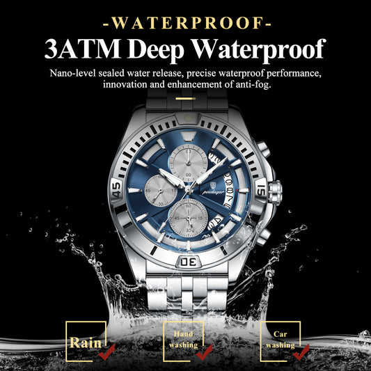 Poedagar Chronograph Luxury Men's Watch