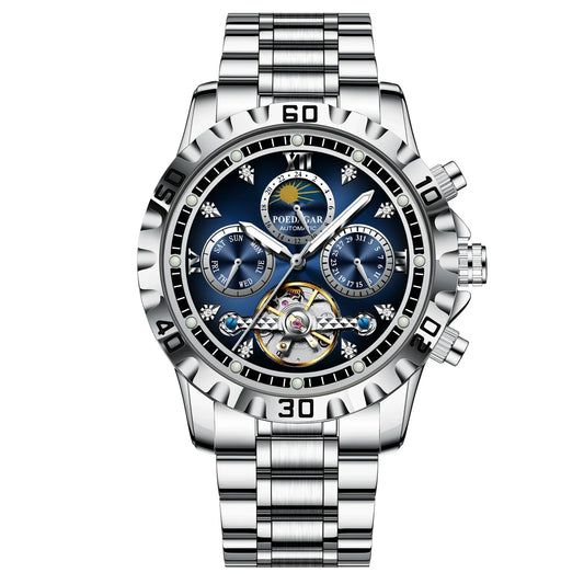 POEDAGAR  Automatic Chronograph Men Watch