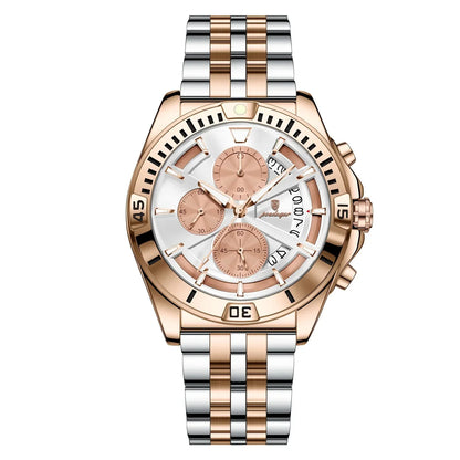 Poedagar Chronograph Men Wrist Watch