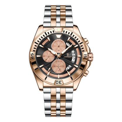 Poedagar Chronograph Men Wrist Watch