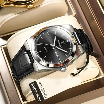 Luxury Casual Leather Men's Watch