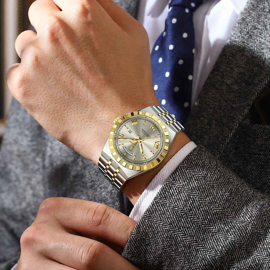 Poedagar Men's Luxury Quartz Wristwatch