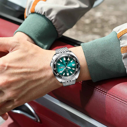 Poedagar Men's Stainless Steel  WristWatch