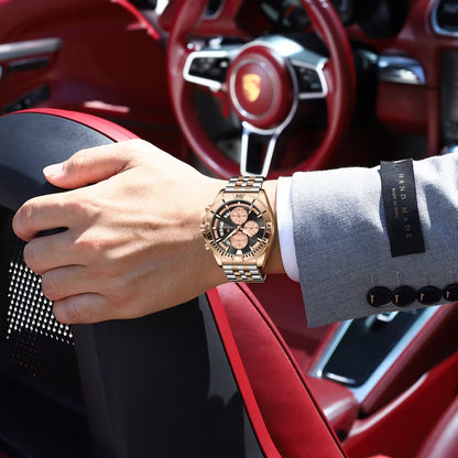 Poedagar 695 Chronograph Luxury Watch