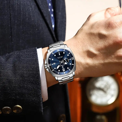Poedagar Elite Series Stainless Steel Quartz Watch