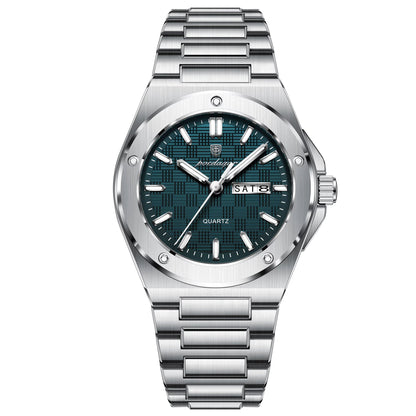 Poedagar Stainless Steel Men Watch