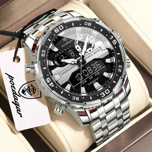Poedagar Multifunction Water Resistant Mens Watch