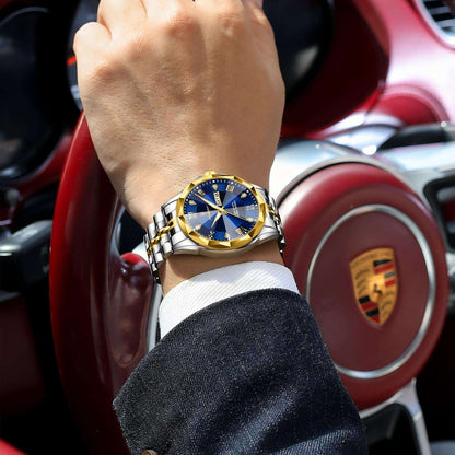 Poedagar Diamond Dial Men Watch