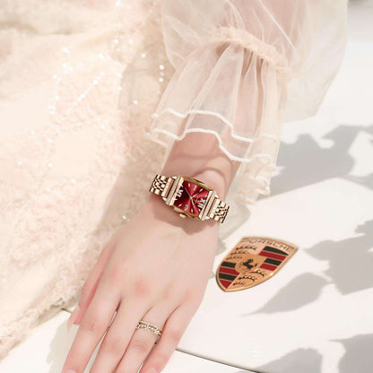 Poedagar Luxury Diamond Ladies Watch