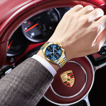 Poedagar Chronograph Watch for Men