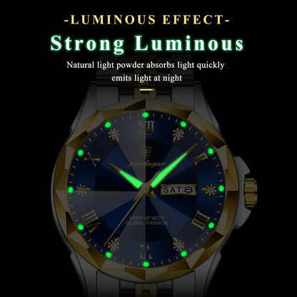 Poedagar Diamond Dial Men Watch