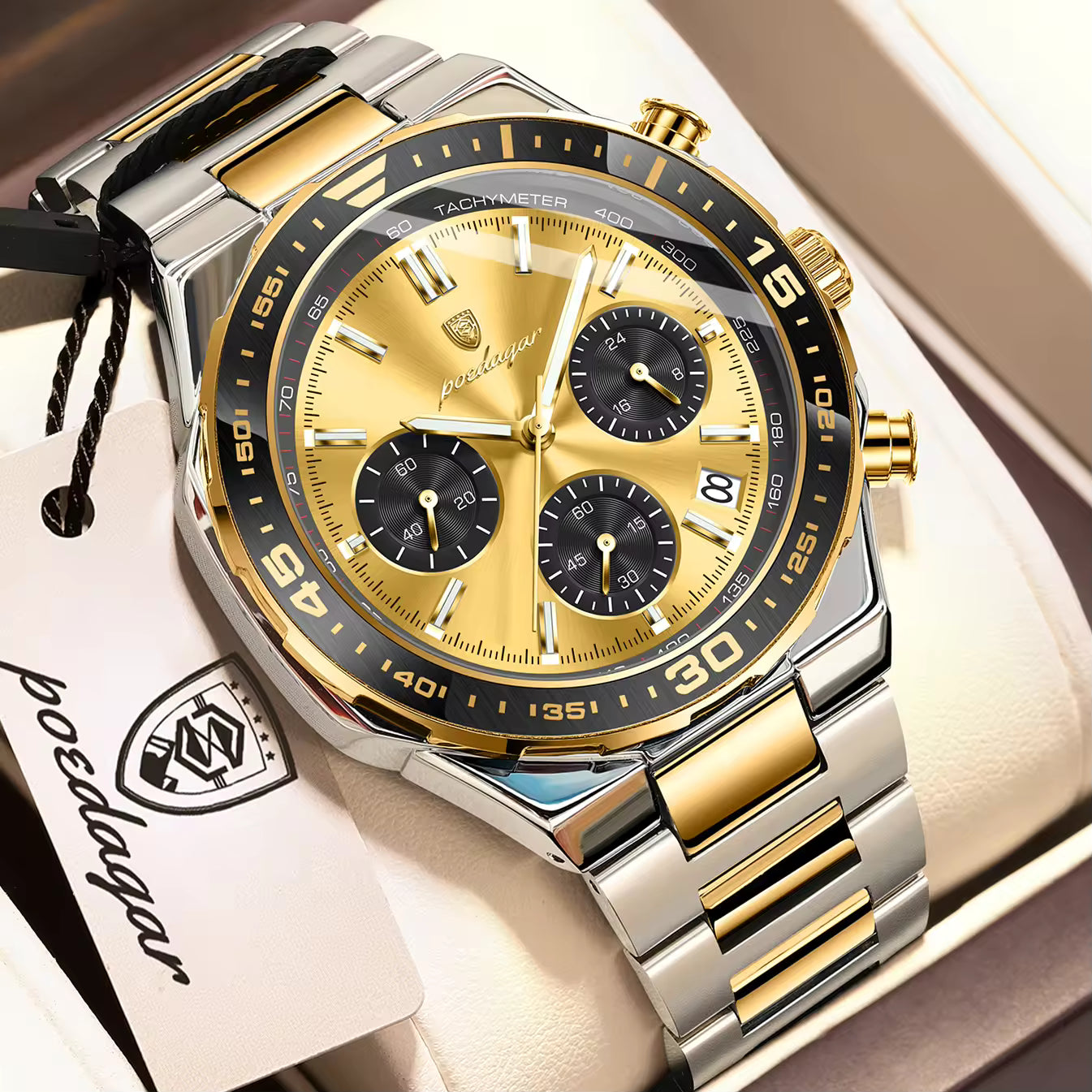Poedagar Chronograph Men's Watch