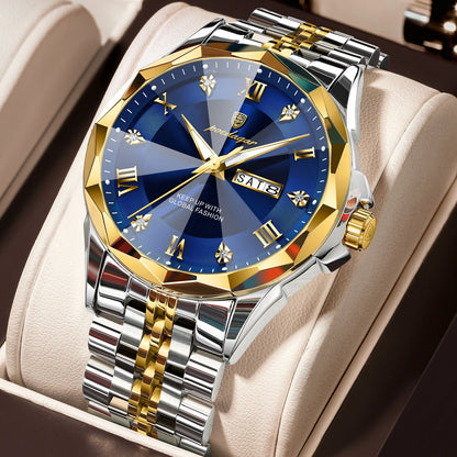 Poedagar Diamond Dial Men Watch