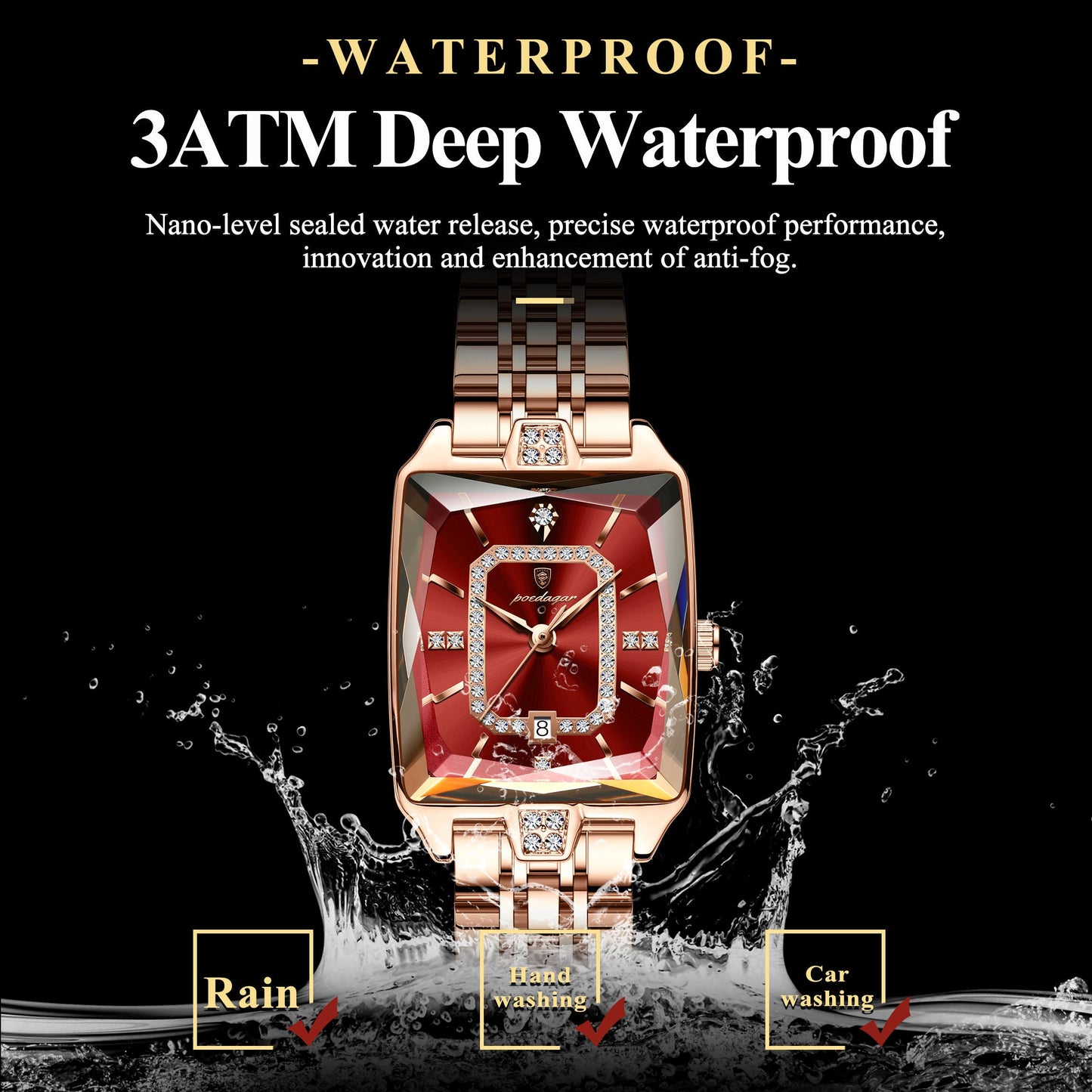 POEDAGAR Elegant Women Wristwatch