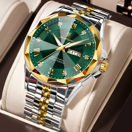 Poedagar Diamond Dial Men Watch