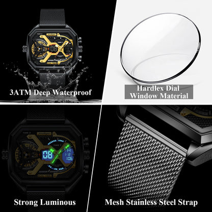 Poedagar E106 Luxury Mens Watch