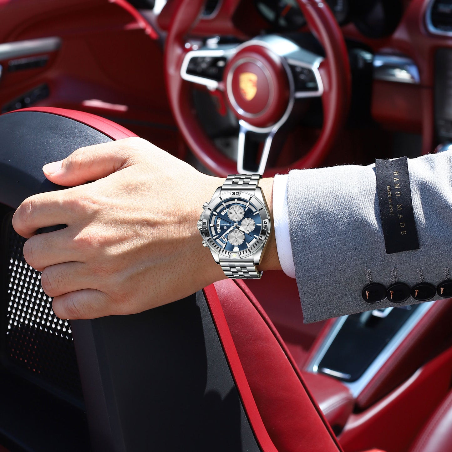 Poedagar 695 Chronograph Luxury Watch