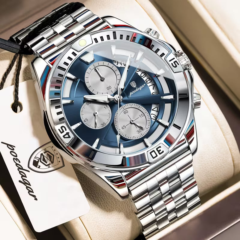 Poedagar Chronograph Luxury Men's Watch
