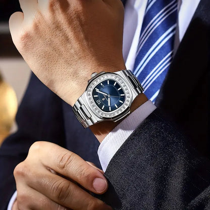 Poedagar Titan Edge Men's Luxury Watch