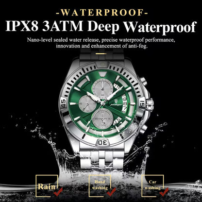 Poedagar 695 Chronograph Luxury Watch