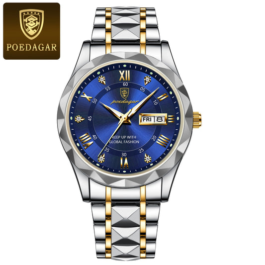 Poedagar Men's Luxury Quartz Watch