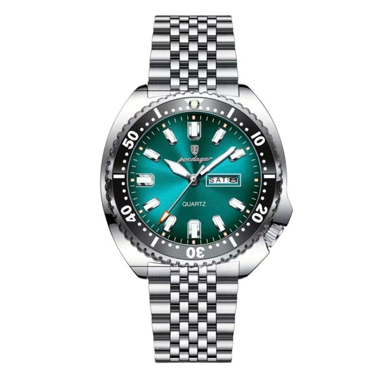 Poedagar Men's Stainless Steel  WristWatch